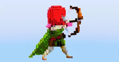 Archer from Clash of Clans — Minecraft Build by LeonisBuilds