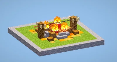 Clash of Clans Army Camp Level 2 — Minecraft Build by LeonisBuilds