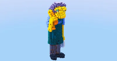 Moe from the Simpsons — Minecraft Build by LeonisBuilds