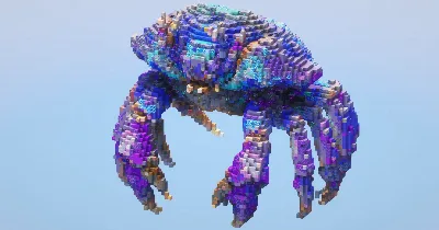 Maryland Blue Crab‎ — Minecraft Build by LeonisBuilds