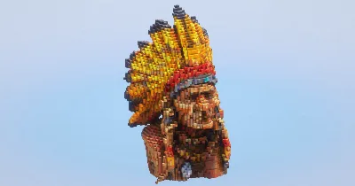 Native American‎ — Minecraft Build by LeonisBuilds