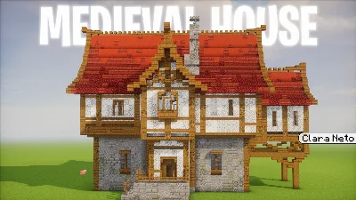 Medieval House — Minecraft Build by claraneto