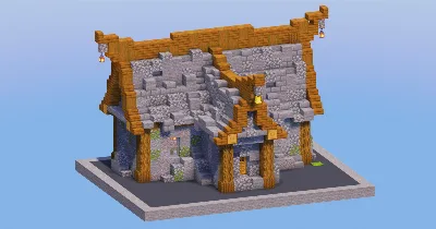 Stone Medieval House 4 — Minecraft Build by LeonisBuilds