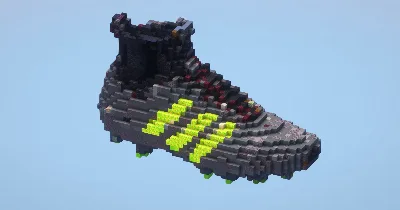 Adidas Football Boots — Minecraft Build by LeonisBuilds