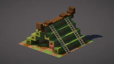 Forest Tent — Minecraft Build by MellowHat