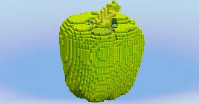 Green Bellpepper Vegetable — Minecraft Build by LeonisBuilds