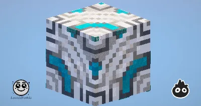 Light Gray Glazed Terracotta (Collab) — Minecraft Build by LeonisBuilds