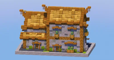Oak Medieval House 13 — Minecraft Build by LeonisBuilds