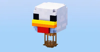 Chicken Hot Air Balloon — Minecraft Build by LeonisBuilds