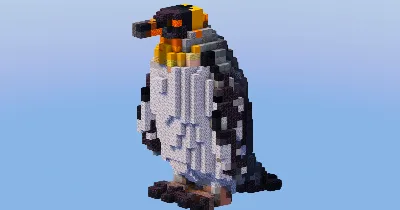 Emperor Penguin Small — Minecraft Build by LeonisBuilds