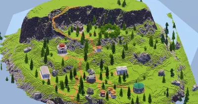 Mount Olympus Fully Built 500x500 Blocks Map, Many Roman Temples, Roman Mount of Olympus Gods, With Interiors — Minecraft Build by LeonisBuilds
