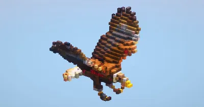 Eagle Small — Minecraft Build by LeonisBuilds