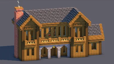 Medieval House – Fully Decorated Interior | Download — Minecraft Build by RaekonBuilds