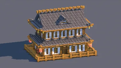 Japanese House – Fully Decorated Interior | Download — Minecraft Build by RaekonBuilds