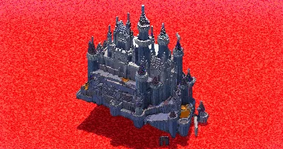 Mountain Castle — Minecraft Build by ImpossibleBuilds