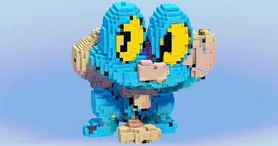 Froakie from Pokemon — Minecraft Build by LeonisBuilds