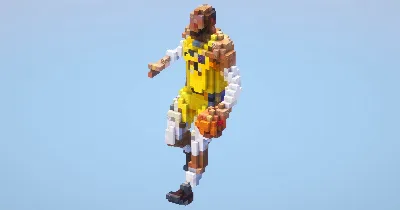 LeBron James statue‎ — Minecraft Build by LeonisBuilds