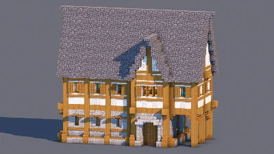 Medieval House – Fully Decorated Interior | Download — Minecraft Build by RaekonBuilds
