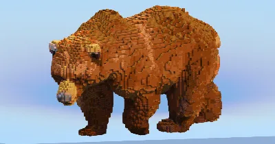 Grizzly Bear — Minecraft Build by LeonisBuilds