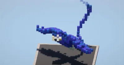 Blue Parrot — Minecraft Build by LeonisBuilds
