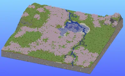 Survival Cherry Grove Custom Map 1000x1000 Blocks — Minecraft Build by LeonisBuilds