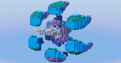Mega Glimmora from Pokemon — Minecraft Build by LeonisBuilds