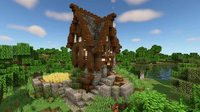 Medieval Survival House (Free) — Minecraft Build by Lindolas