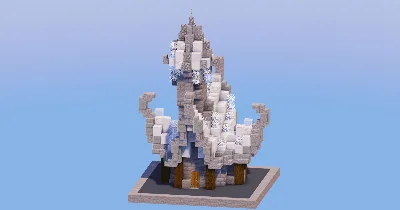 Sky Medieval Fantasy House 3 — Minecraft Build by LeonisBuilds