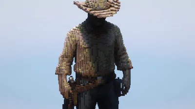 Cowboy — Minecraft Build by LeonisBuilds