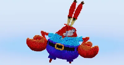 Mr. Krab — Minecraft Build by LeonisBuilds