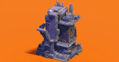 Cyberpunk Neon Building — Minecraft Build by StarWarsCreations