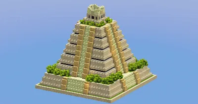Sandstone Pyramid Temple — Minecraft Build by LeonisBuilds