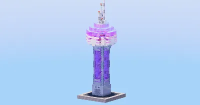 Futuristic Tower — Minecraft Build by LeonisBuilds
