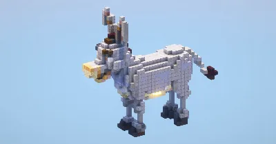Donkey from Shrek — Minecraft Build by LeonisBuilds