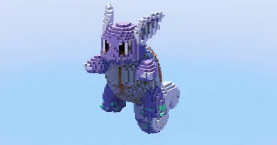 Wartortle — Minecraft Build by LeonisBuilds