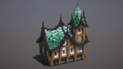 Medieval Fantasy House — Minecraft Build by MellowHat