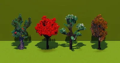 Four Season Trees Pack — Minecraft Build by VerdantBuilds