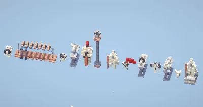 Sandstone Statues Pack — Minecraft Build by LeonisBuilds