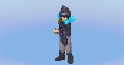 Alain Rival from Pokemon — Minecraft Build by LeonisBuilds