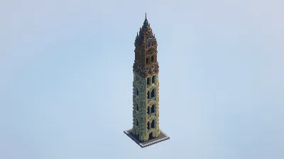 Gothic Tower — Minecraft Build by LeonisBuilds