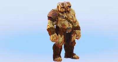 Two Headed Ogre — Minecraft Build by LeonisBuilds
