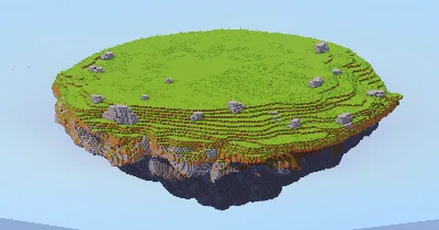Huge Floating Island — Minecraft Build by LeonisBuilds