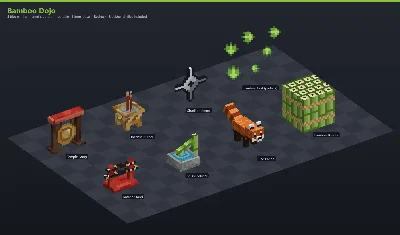 Bamboo Dojo Asset Download [Java + Bedrock + Blockbench] — Minecraft Resource Pack by ScorpionTeam