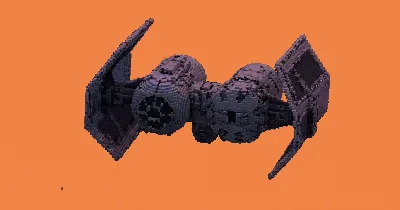 TIE Bomber — Minecraft Build by StarWarsCreations