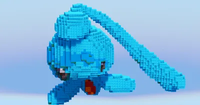 Phione from Pokemon — Minecraft Build by LeonisBuilds