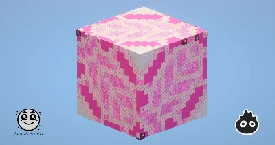 Pink Glazed Terracotta (Collab) — Minecraft Build by LeonisBuilds