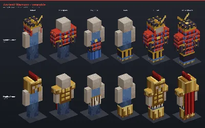 Ancient Warriors Asset Download [Java + Bedrock + Blockbench] — Minecraft Resource Pack by ScorpionTeam