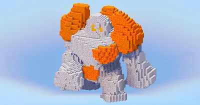 Regirock from Pokemon — Minecraft Build by LeonisBuilds