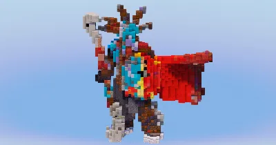 Valka from How To Train Your Dragon — Minecraft Build by LeonisBuilds