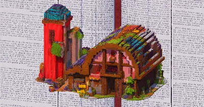 Contryside Barn — Minecraft Build by TheBibleOfBuilding